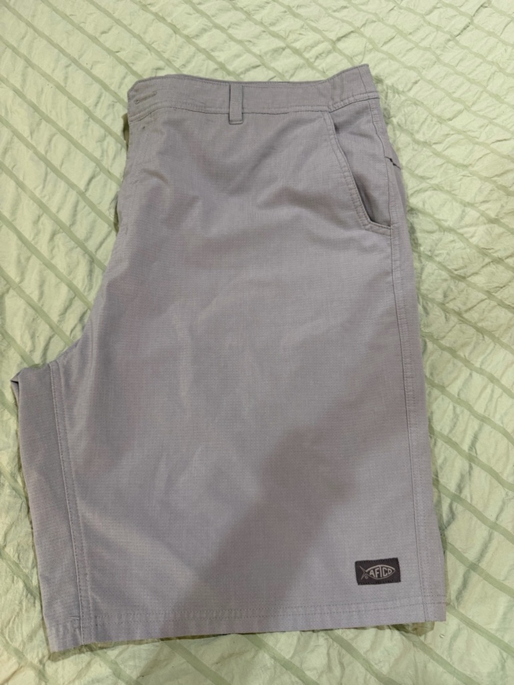 AFTCO Light Gray Athletic Shorts